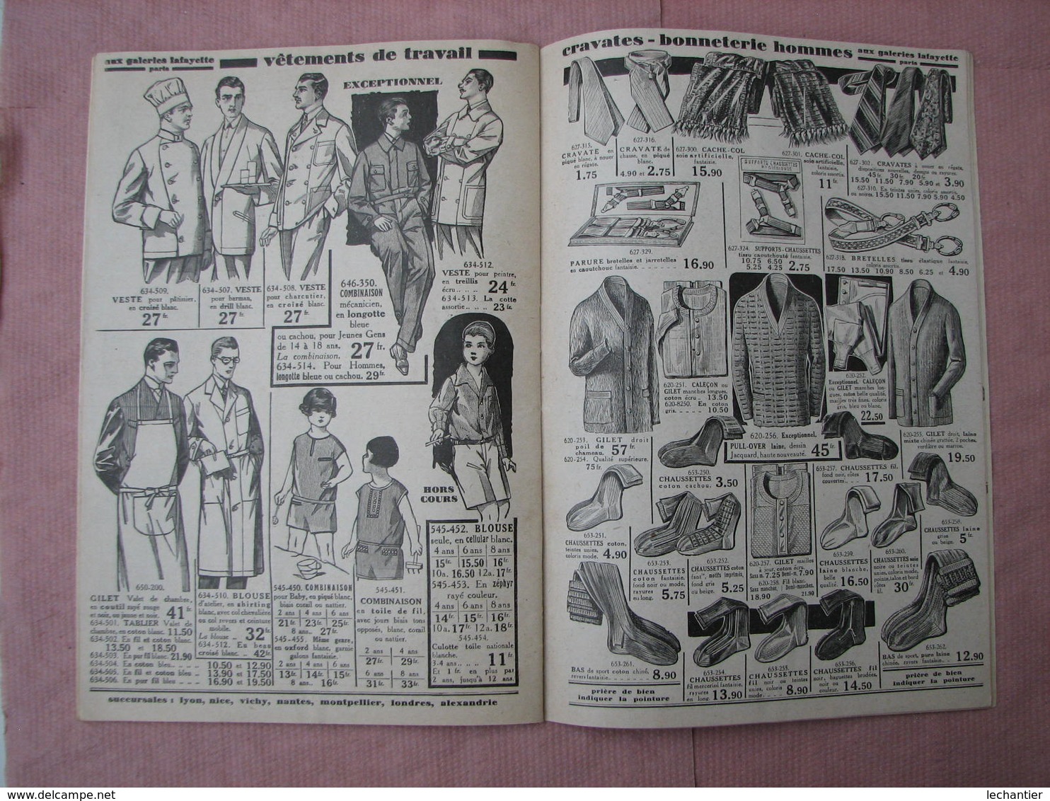 Catalogue Galeries Lafayette 1926 56 Pages 175X255 + 1 15 Pages 1929 + Bon De Commande TBE - 1900-1940