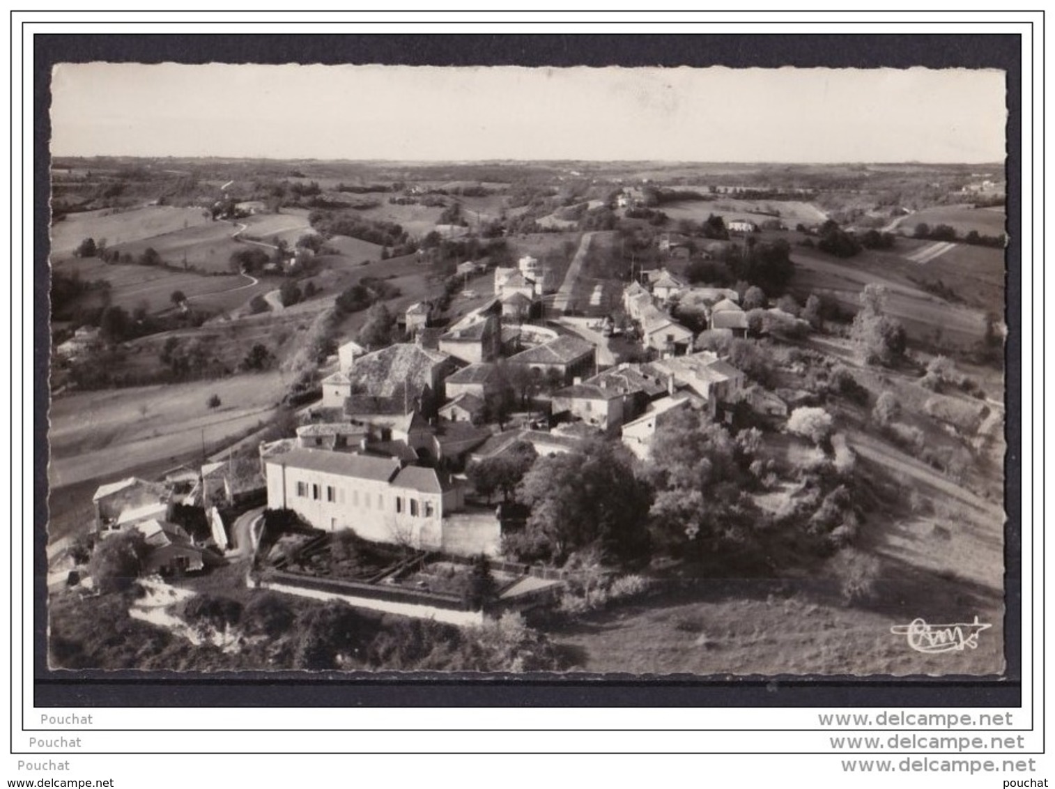 82) MIRAMONT DE QUERCY (TARN ET GARONNE) VUE GENERALE  - (2 SCANS) - Autres & Non Classés