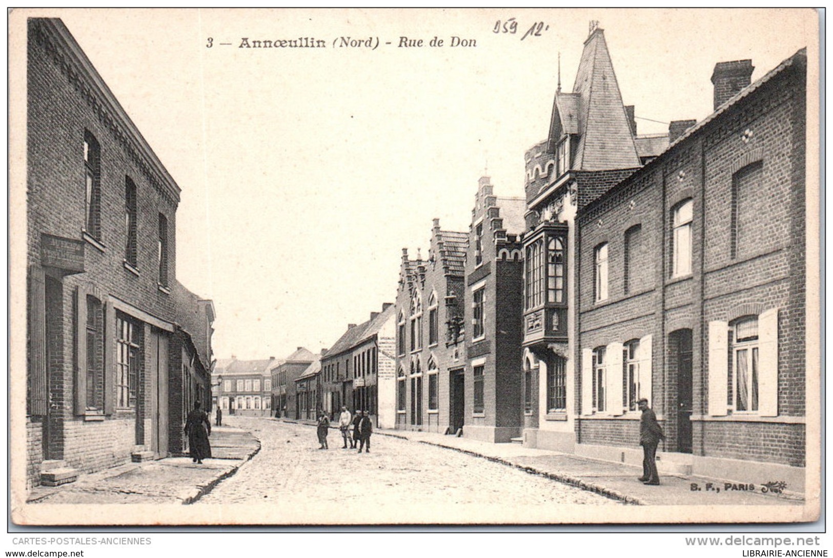 59 ANNOEULLIN - La Rue De Don - Autres & Non Classés