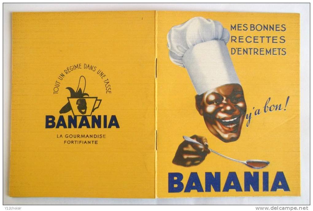 # EXCELLENT ETAT # LIVRE LIVRET RECETTES BANANIA Y A BON CHOCOLAT BANANE TIRAILLEUR SENEGALAIS SENEGAL - Cioccolato