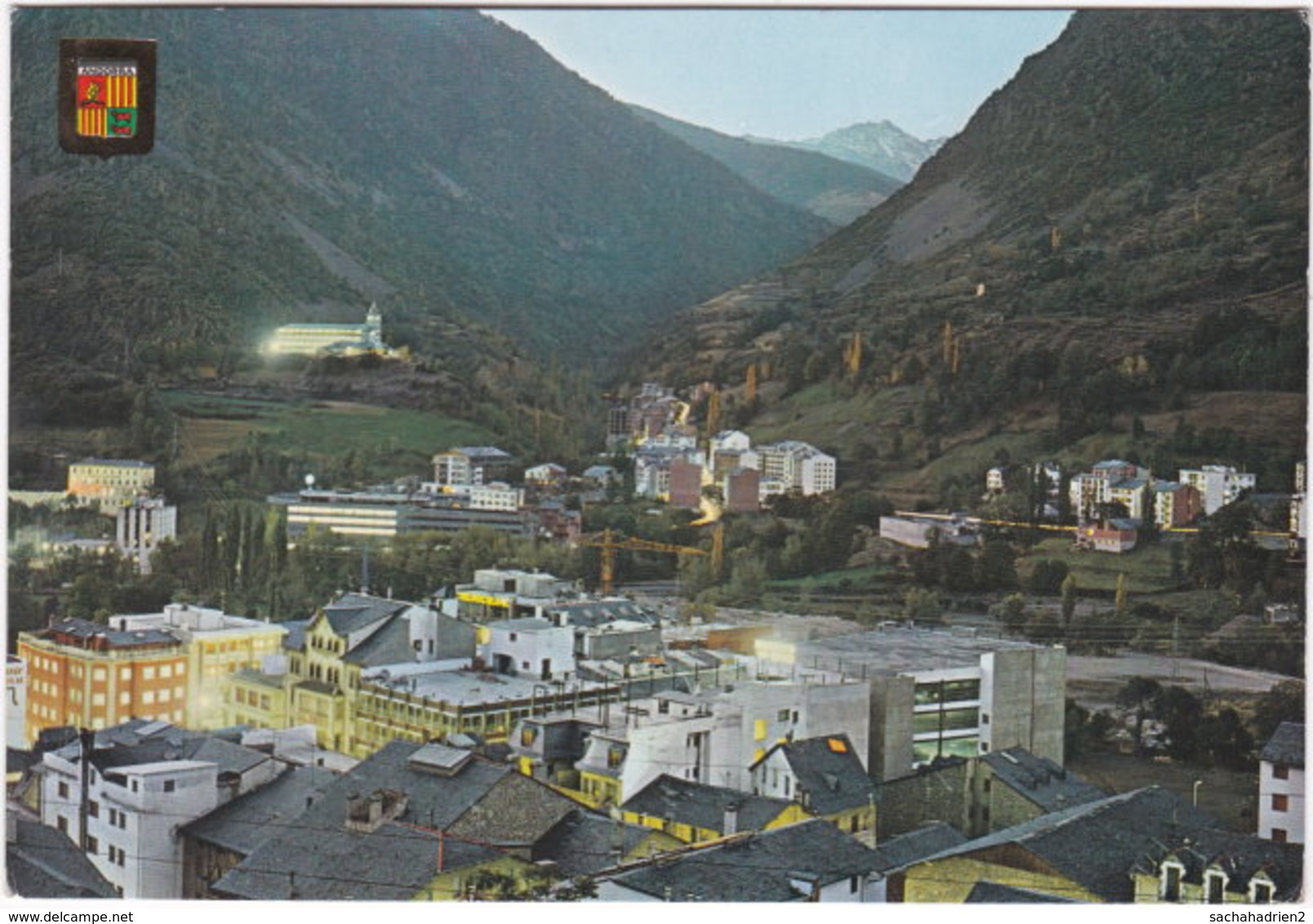 Gf. LES ESCALDES. Vista Parcial Nocturna. 6228 - Andorre