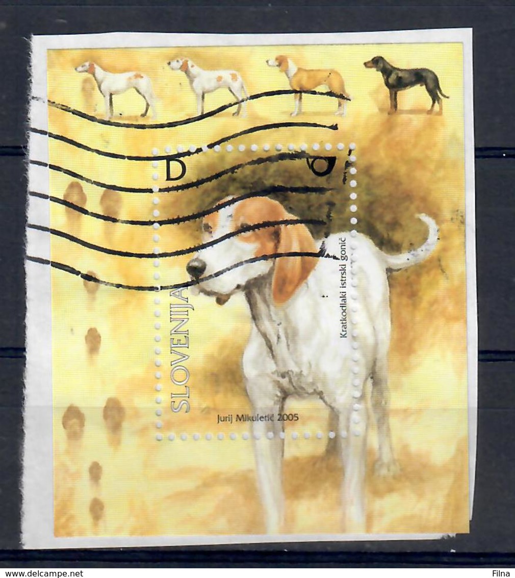 SLOVENIA 2005 - FAUNA - ANIMALI - CANI DA CACCIA - FGL - USATO - Slovenia