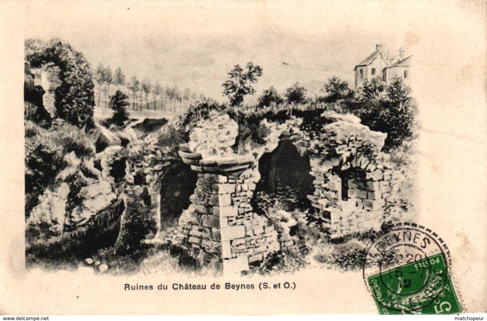 RUINES DU CHATEAU DE BEYNES -78- - Beynes