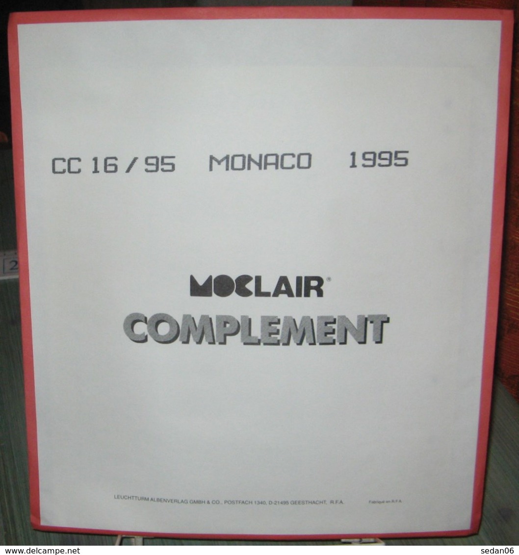 MOC - JEU MONACO MOCLAIR 1995 (Avec Pochettes) - Pré-Imprimés