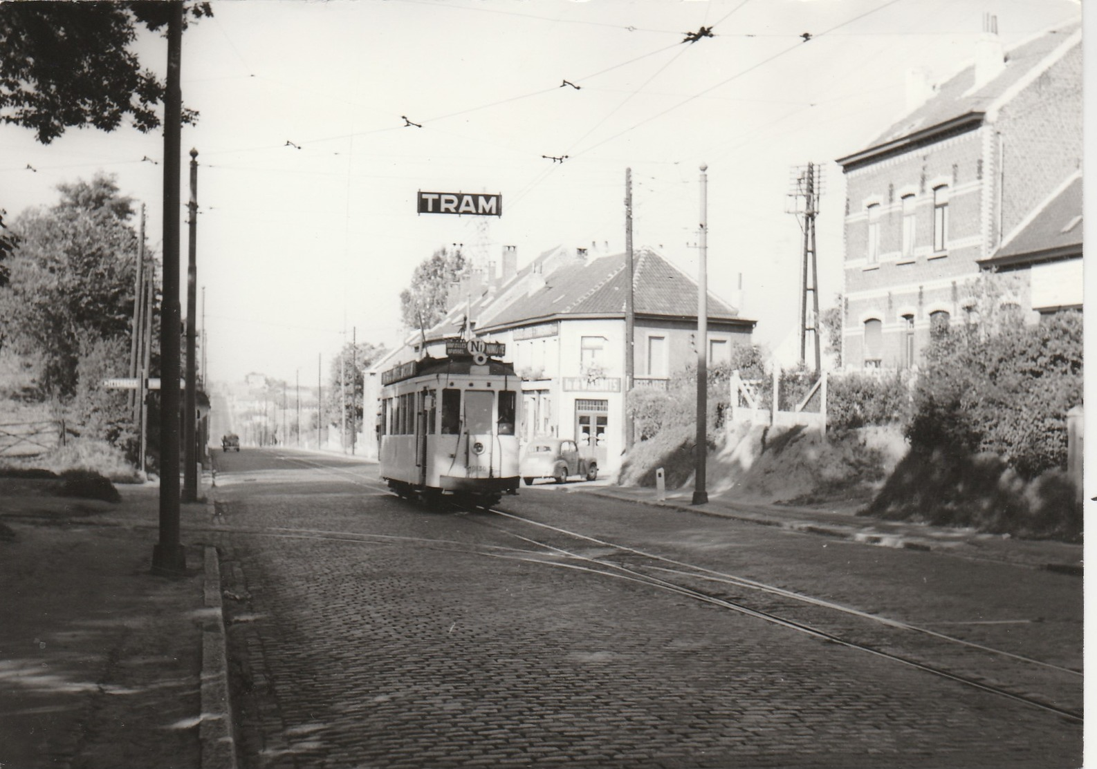 Bodegem , Tram  Ligne Ni ,Nivelles  ?? - Brussel - Ninove ( Bodeghem-Saint-Martin , Dilbeek ) Foto , Photo - Dilbeek