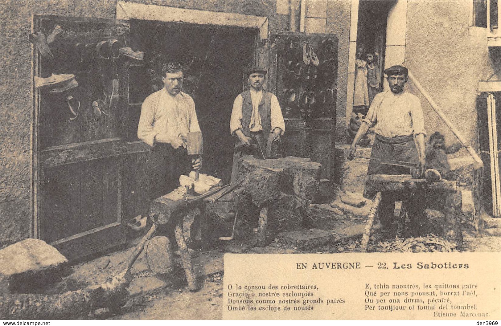 En Auvergne - Les Sabotiers - Cecodi N'1048 - Autres & Non Classés