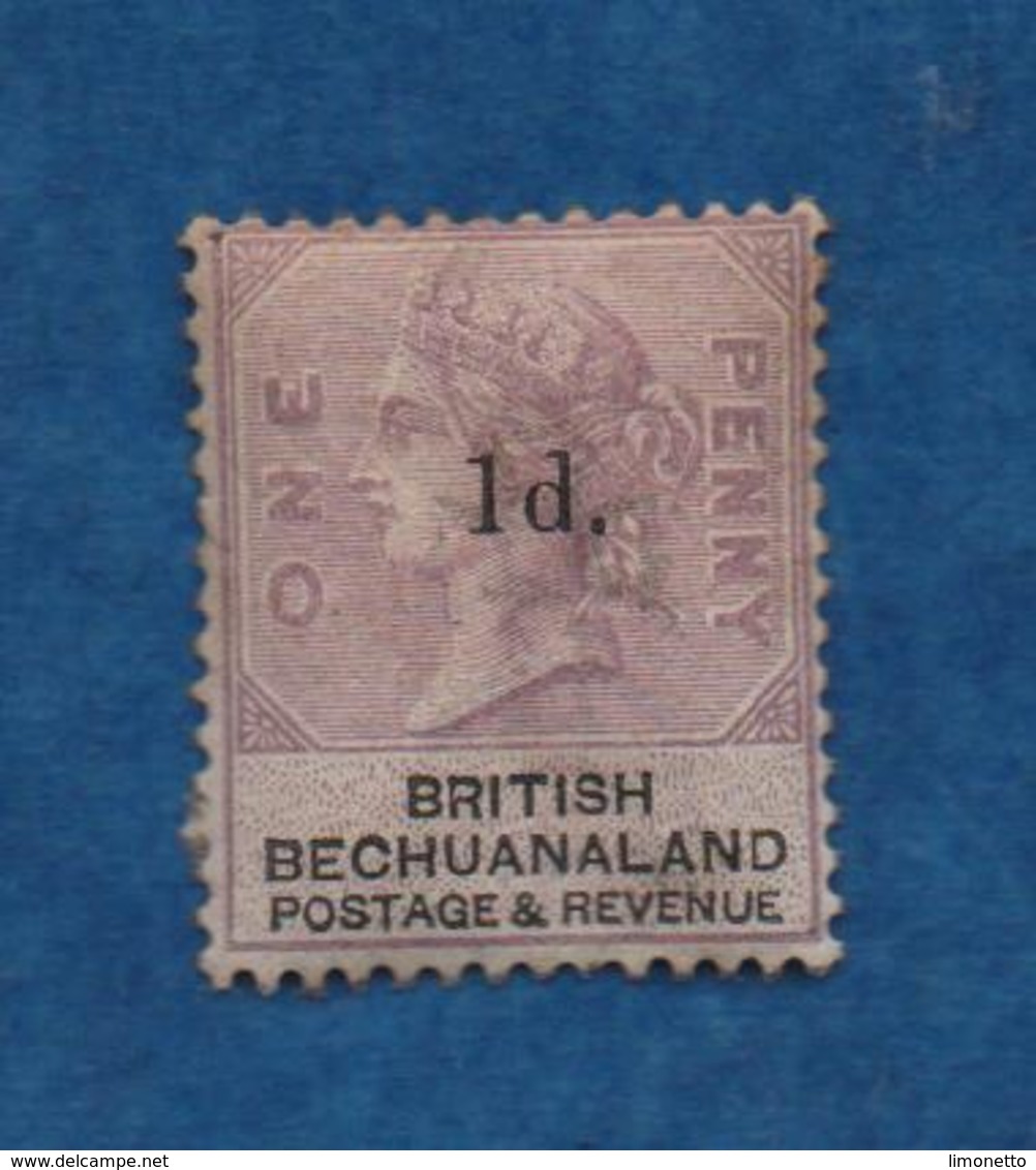 British BECHUANALAND -1888 -  N+ - One Penny Surchargé  1d. - Cat Yvert N° 24   Bon état   Voir Scans - Autres - Afrique