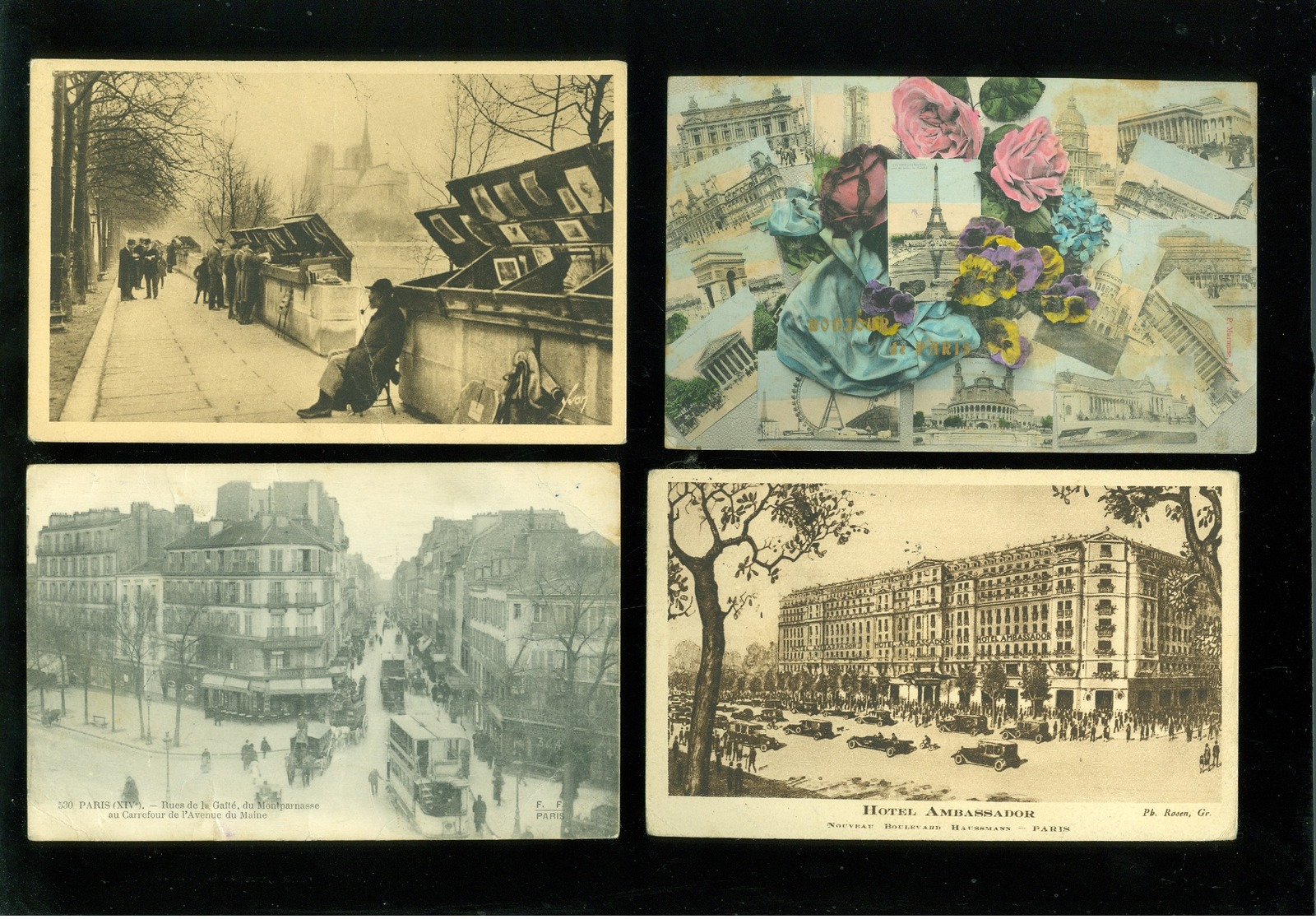 Beau lot de 60 cartes postales de France  Paris   Mooi lot van 60 postkaarten van Frankrijk  Parijs  - 60 scans