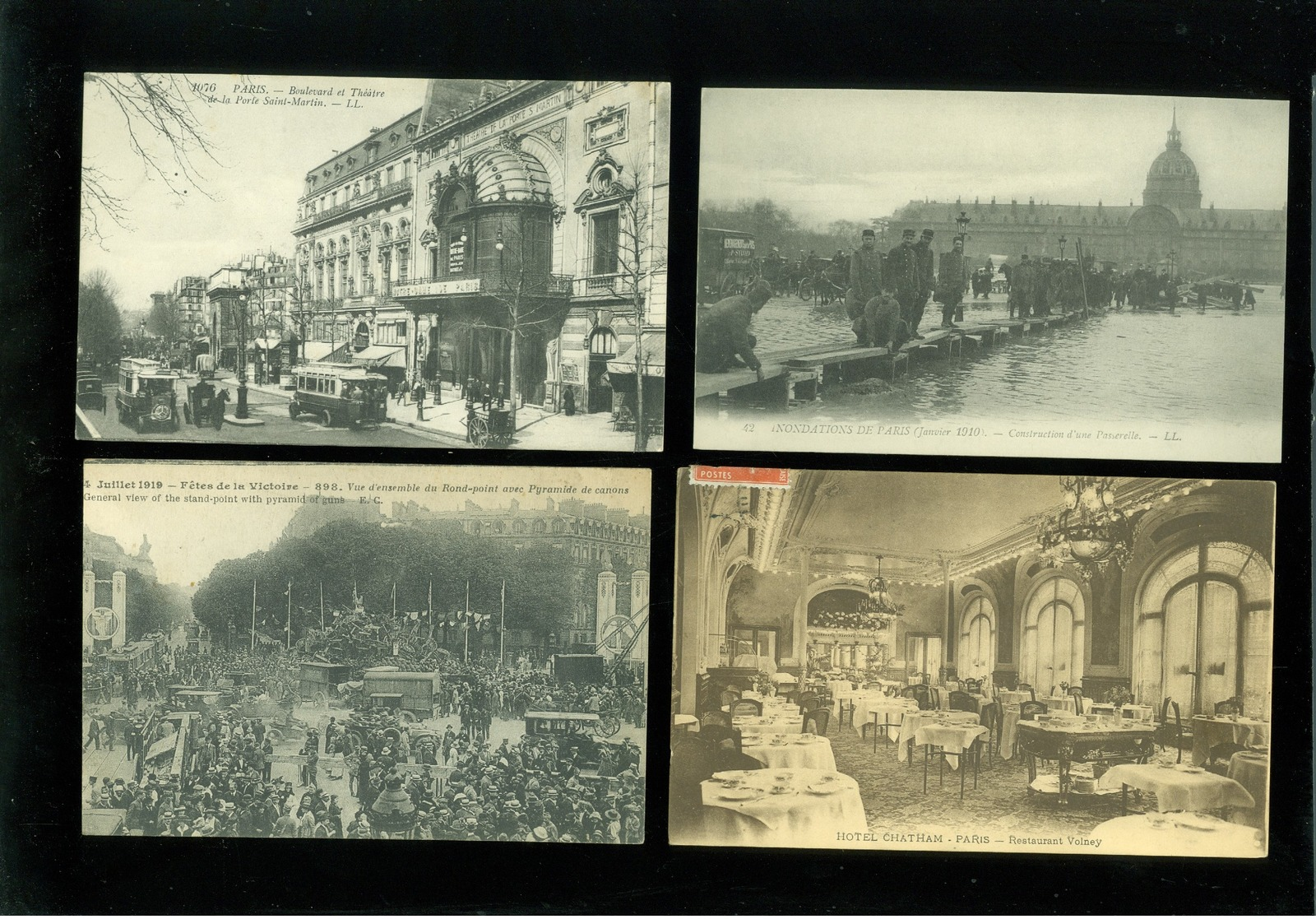 Beau lot de 60 cartes postales de France  Paris   Mooi lot van 60 postkaarten van Frankrijk  Parijs  - 60 scans