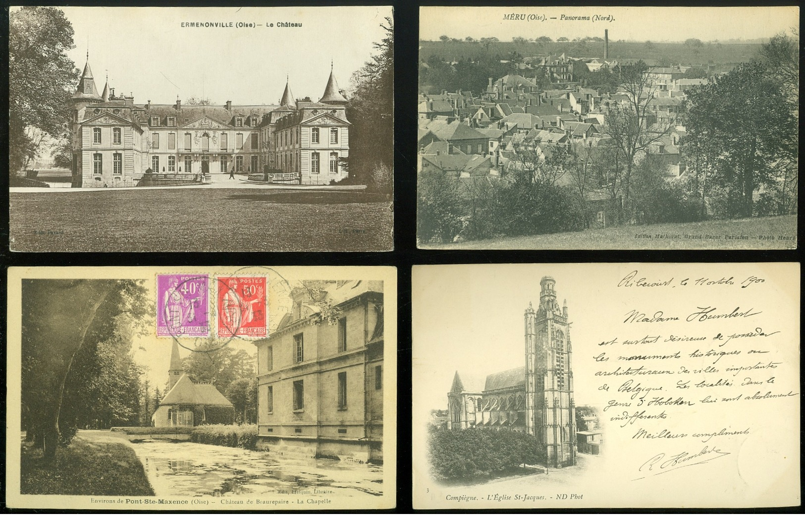 Beau Lot De 20 Cartes Postales De France  Oise   Mooi Lot Van 20 Postkaarten Van Frankrijk ( 60 )   - 20 Scans - 5 - 99 Karten