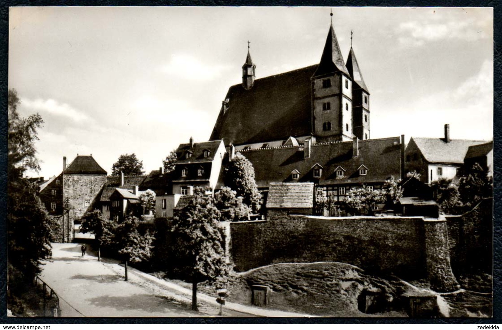 C2382 - Geithain - Kirche Mit Stadtmauer Und Tor - Erhard Neubert - Geithain