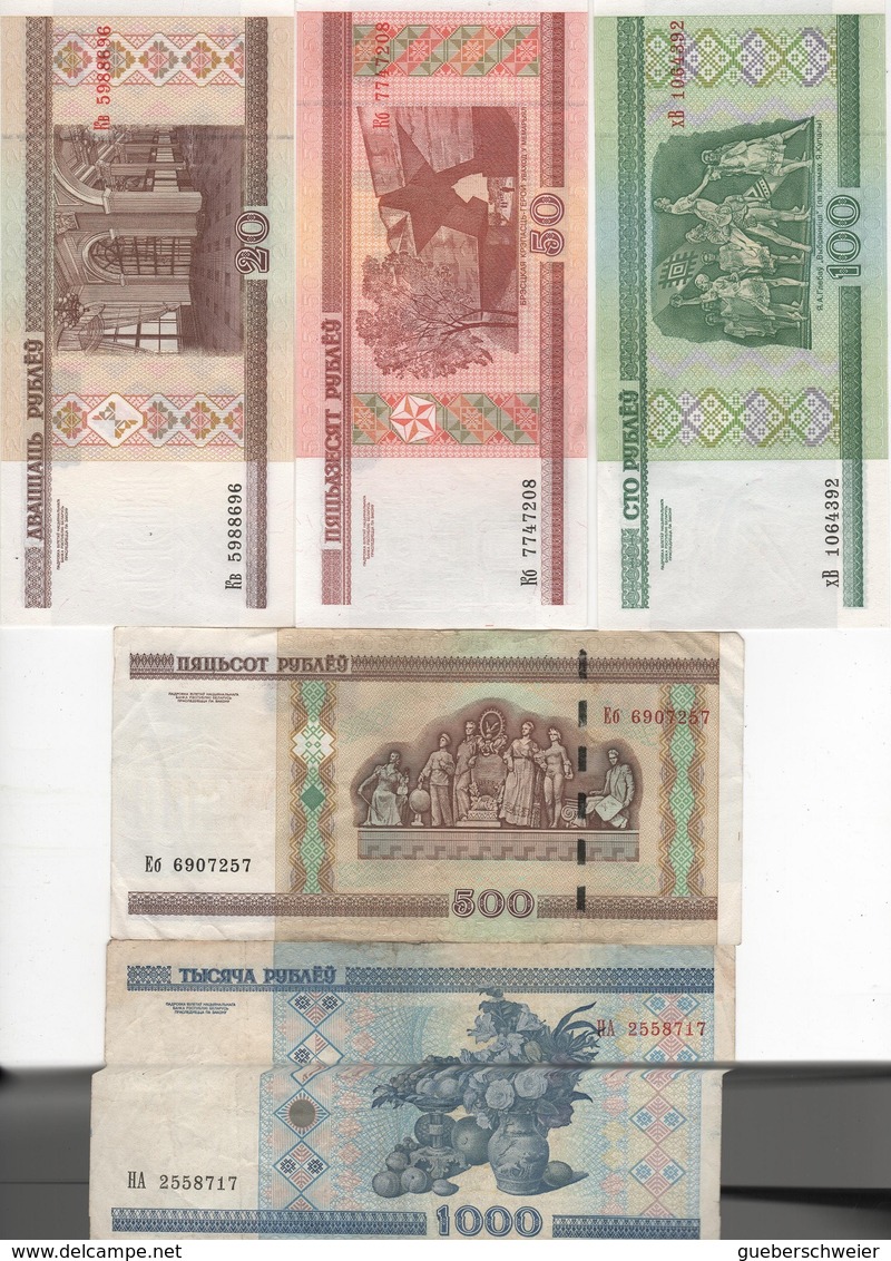 B10 - BELARUS Lot De 5 Billets - Belarus