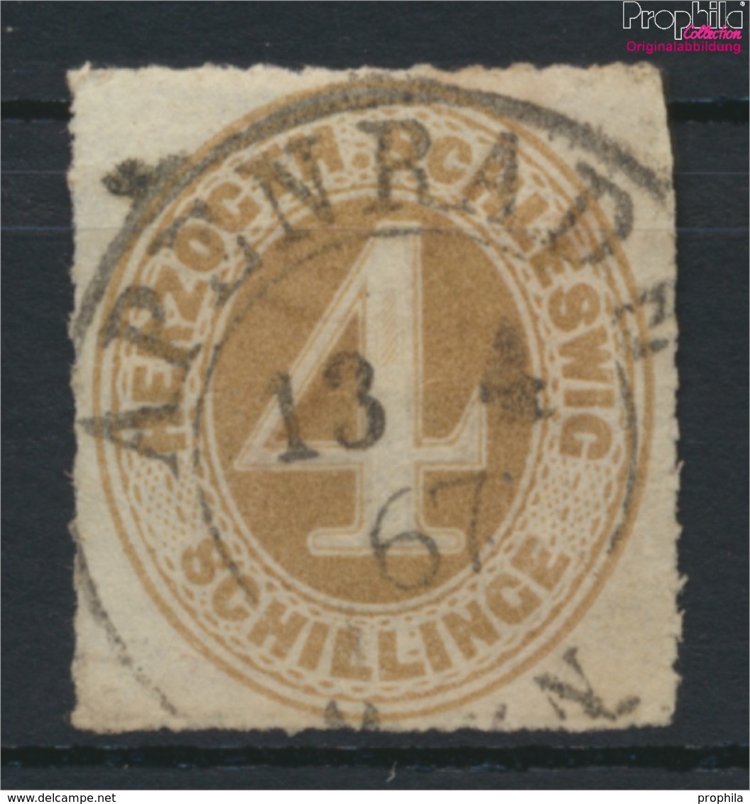 Schleswig-Holstein 17 Fein (B-Qualität) Gestempelt 1865 Ziffernzeichnung (9277009 - Schleswig-Holstein