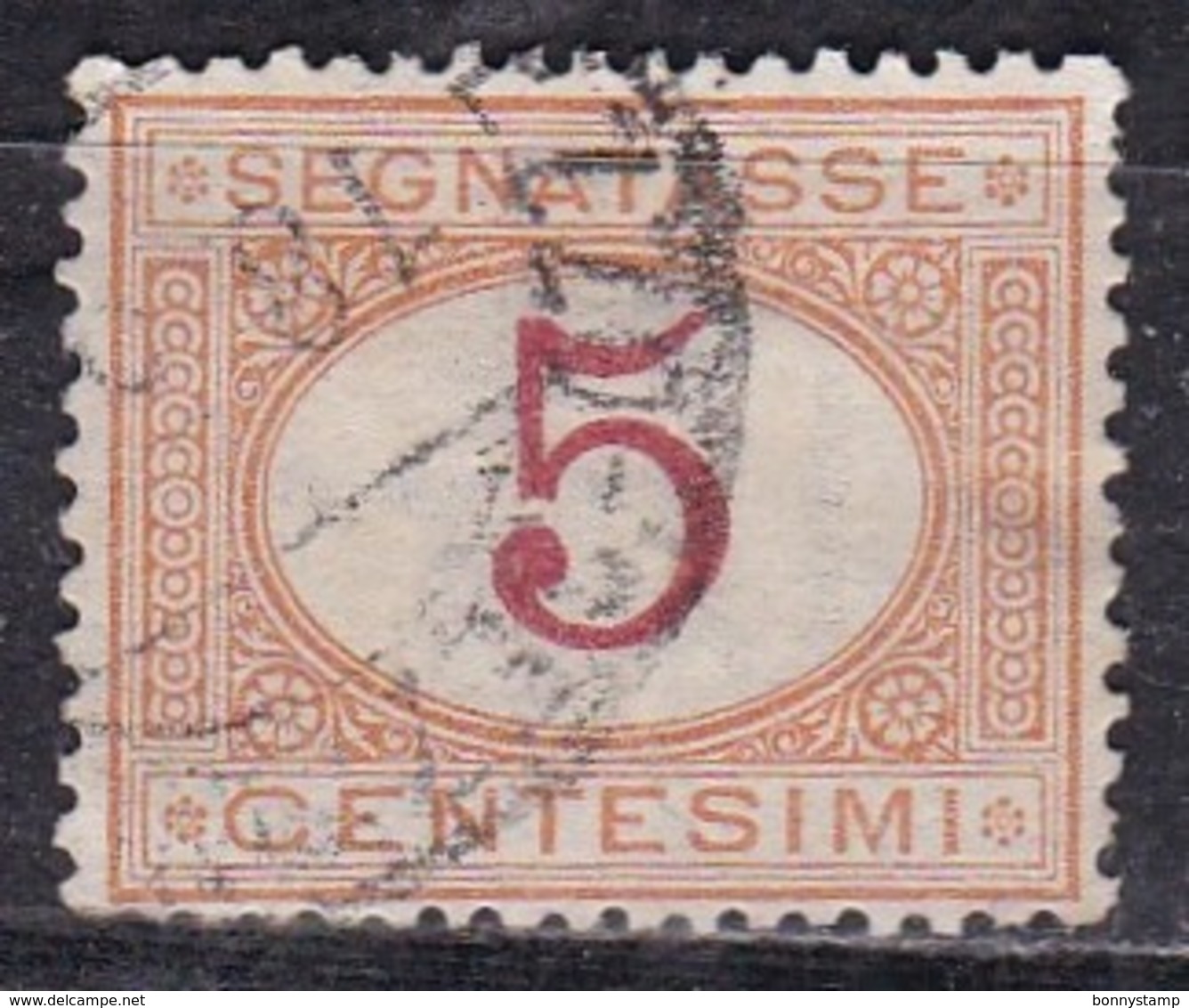 Regno D'Italia, 1890/94 - 5c Segnatasse, Ben Centrato - Nr.20 Usato° - Portomarken