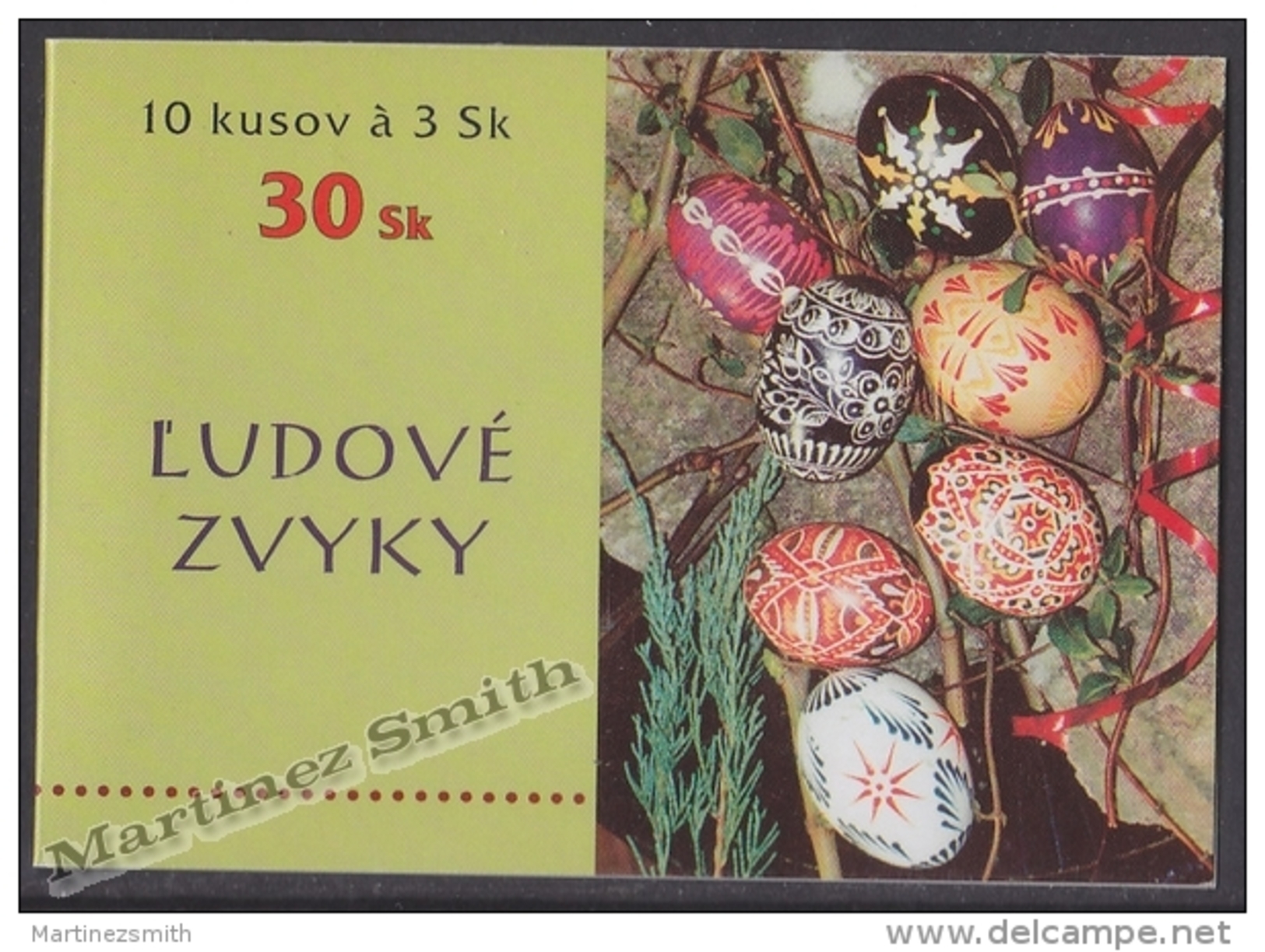 Slovakia - Slovaquie 1998 Yvert C265 Traditions, Easter - Booklet - MNH - Nuevos