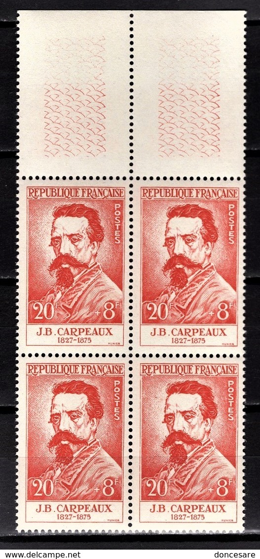 FRANCE 1958 - BLOC DE 4 TP / Y.T. N° 1170 - NEUFS** - Unused Stamps