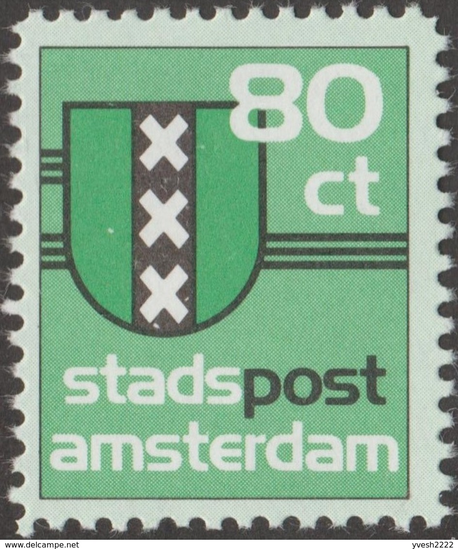 Pays-Bas Vers 1980. Poste Privée D'Amsterdam. Blason - Timbres