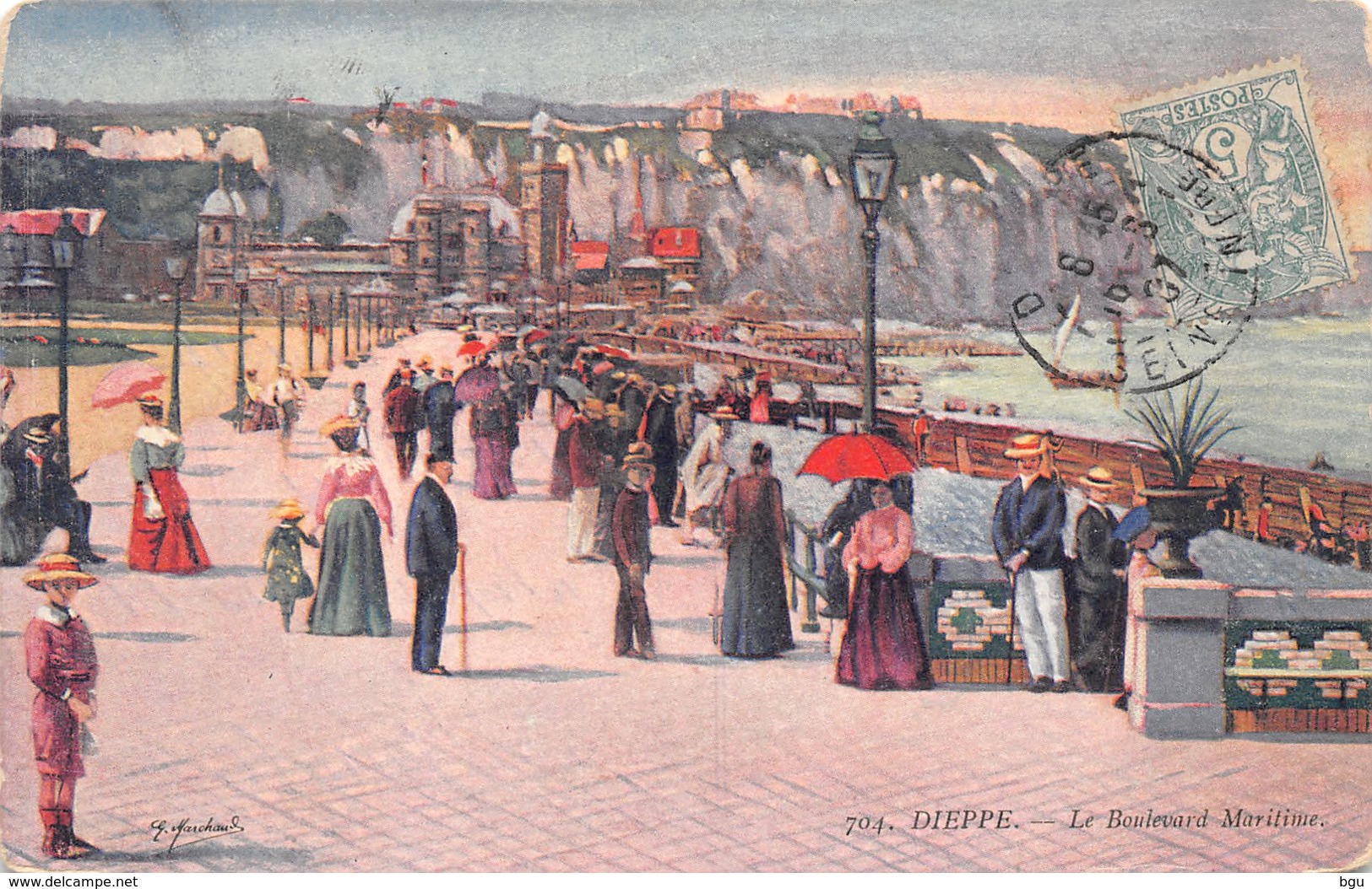 Dieppe (76) - Le Boulevard Maritime - 704 Marchand - Dieppe