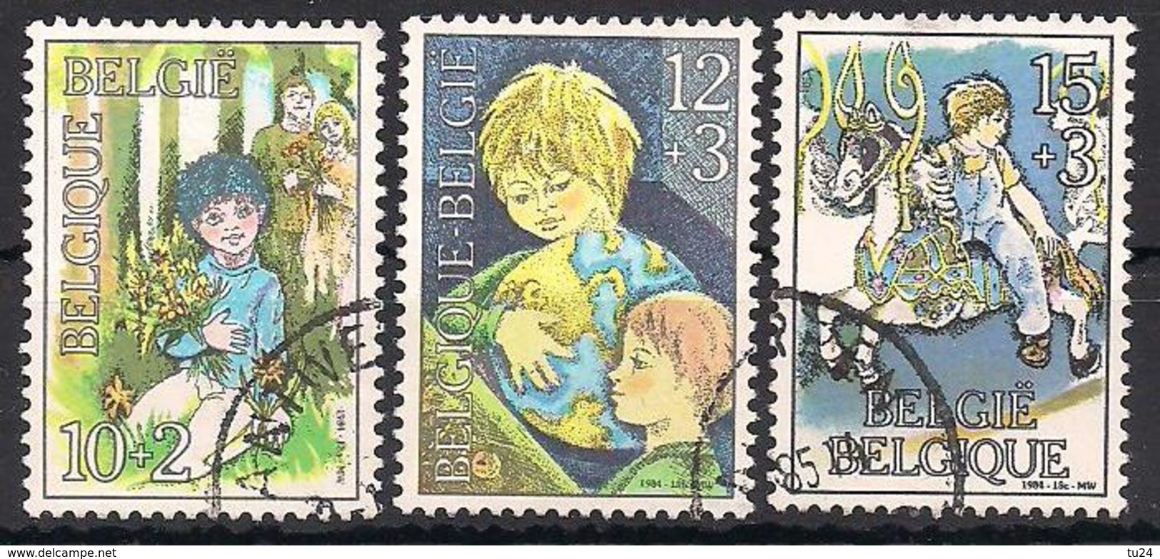 Belgien  (1984)  Mi.Nr.  2203 - 2205  Gest. / Used  (9af40) - Used Stamps