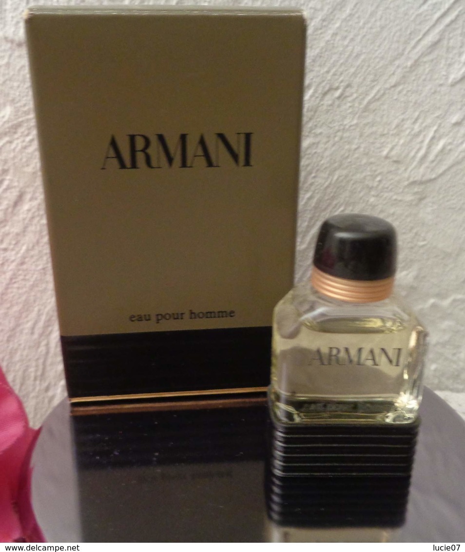 Miniature  ARMANI  EAU POUR HOMME  5 ML - Miniatures Hommes (avec Boite)