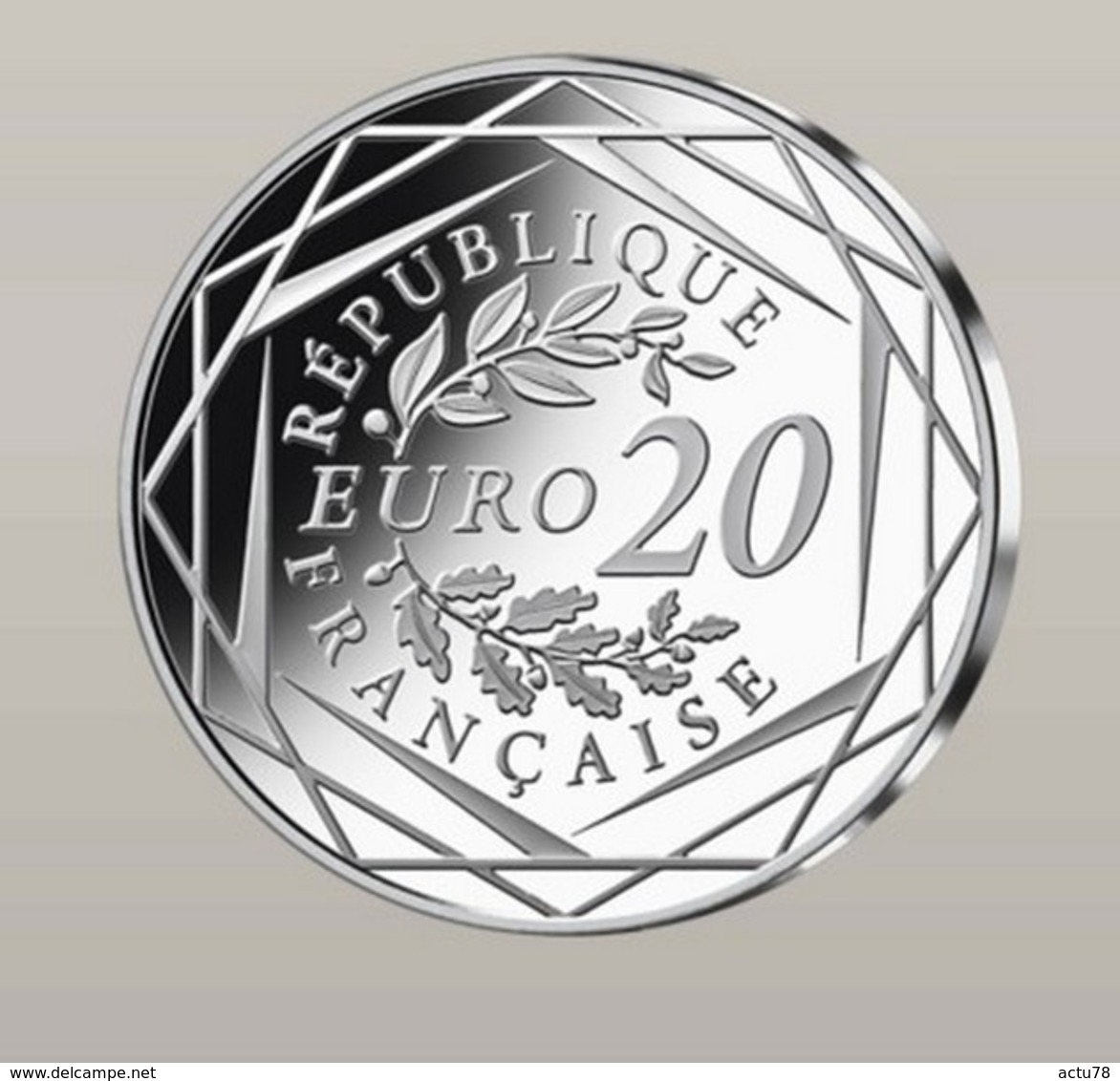 20 Euros Argent Marianne 2017 - France