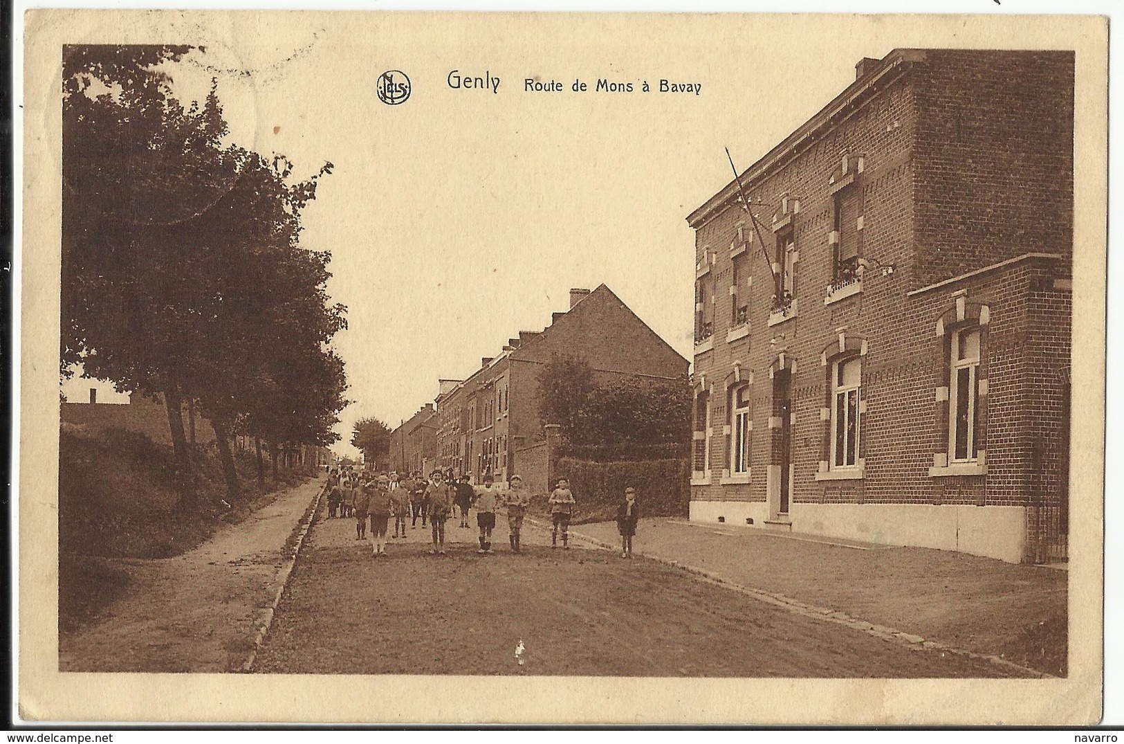 GENLY - Route De Mons à Bavay (Quevy - Frameries) 1939 - Quevy