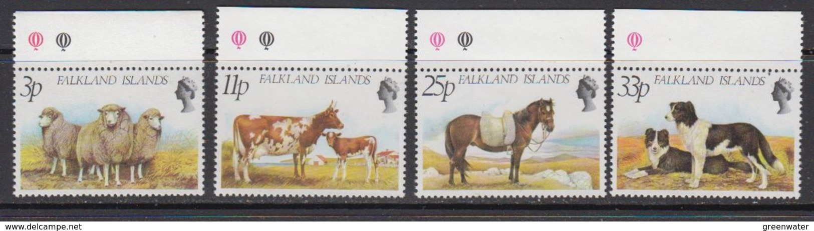 Falkland Islands 1981 Farm Animals 4v (+margin)  ** Mnh (41746B) - Falklandeilanden