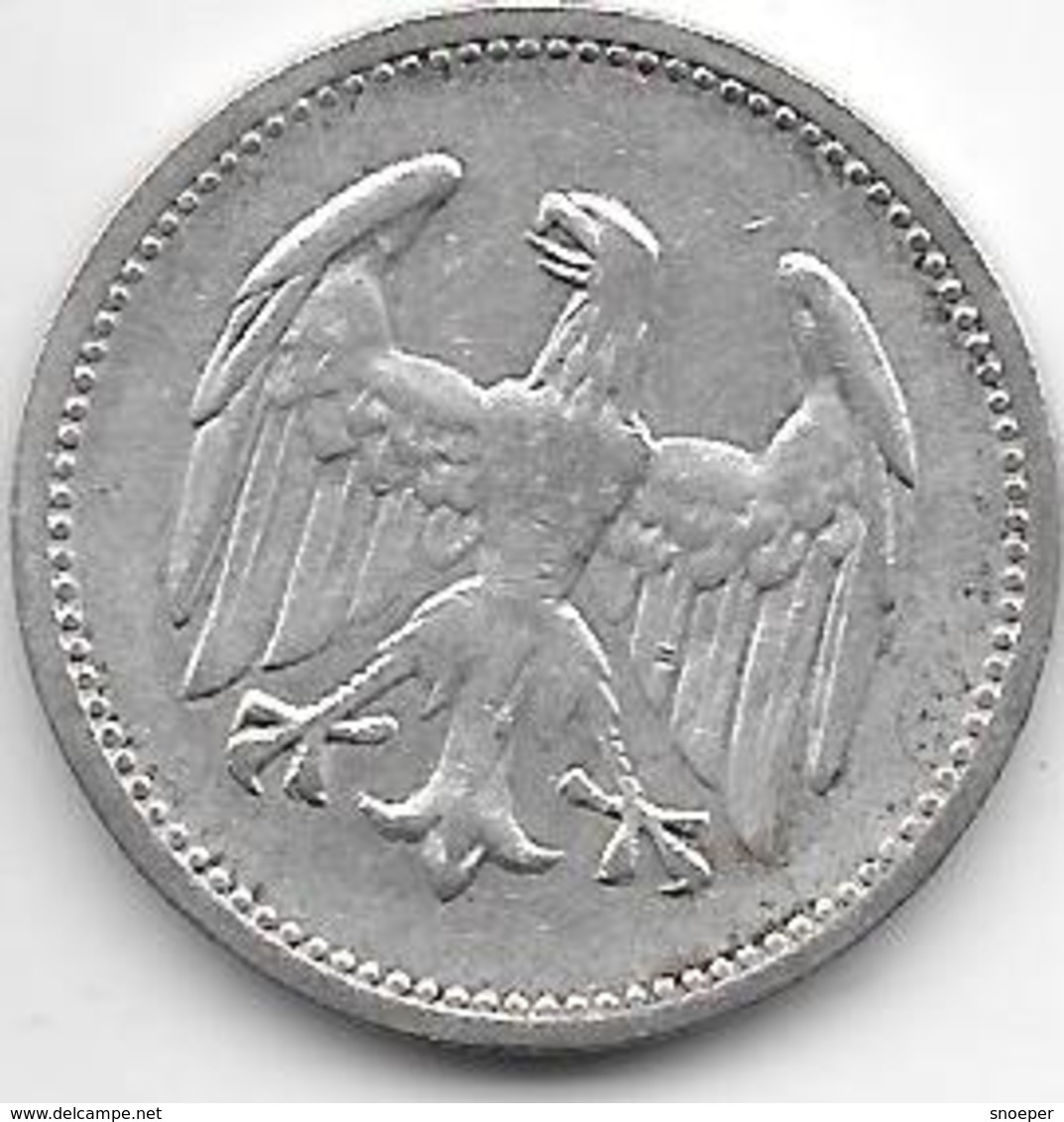 *germany  Weimar 1 Mark 1924 A Km 42  Vf - 1 Mark & 1 Reichsmark