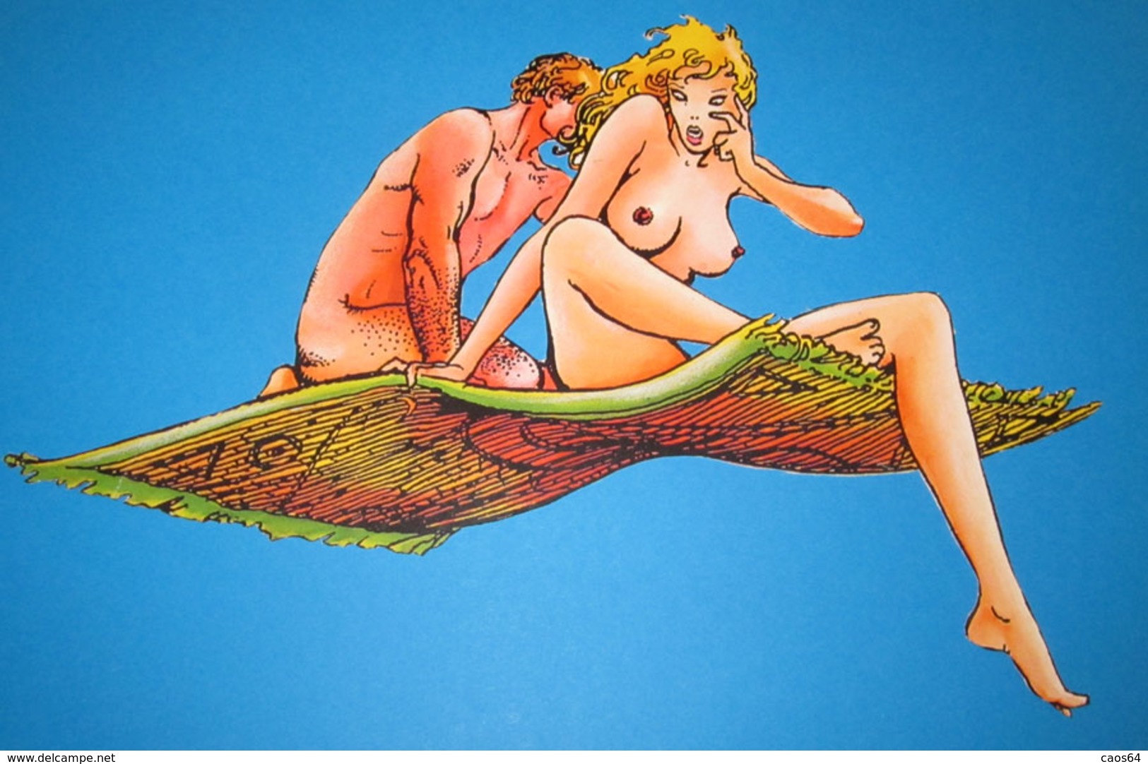 MILO MANARA IMMAGINE DA CARTACEO D'EPOCA PICTURE OF VINTAGE PAPE - Andere & Zonder Classificatie