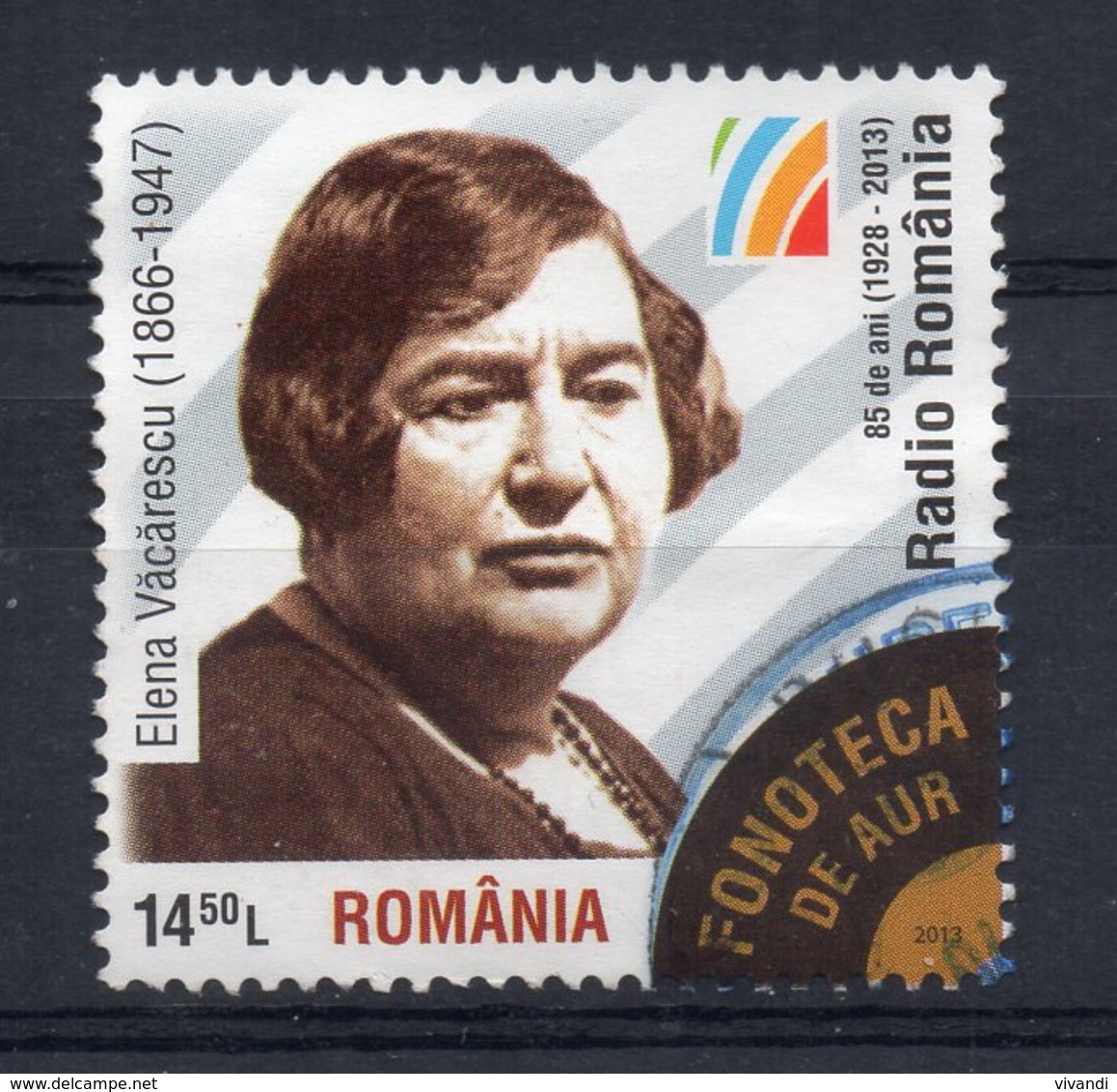 Romania - 2013 - 14.50l Elena Vacarescu - Used - Oblitérés