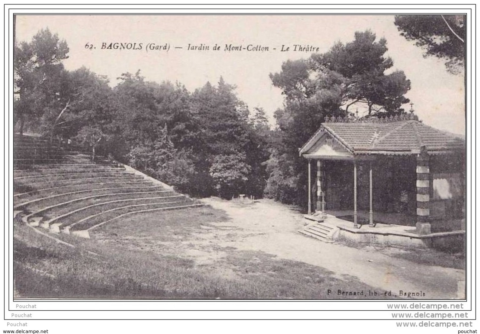 30) Bagnols.- (Gard) Jardin De Mont Cotton  - Le Théâtre - Bagnols-sur-Cèze
