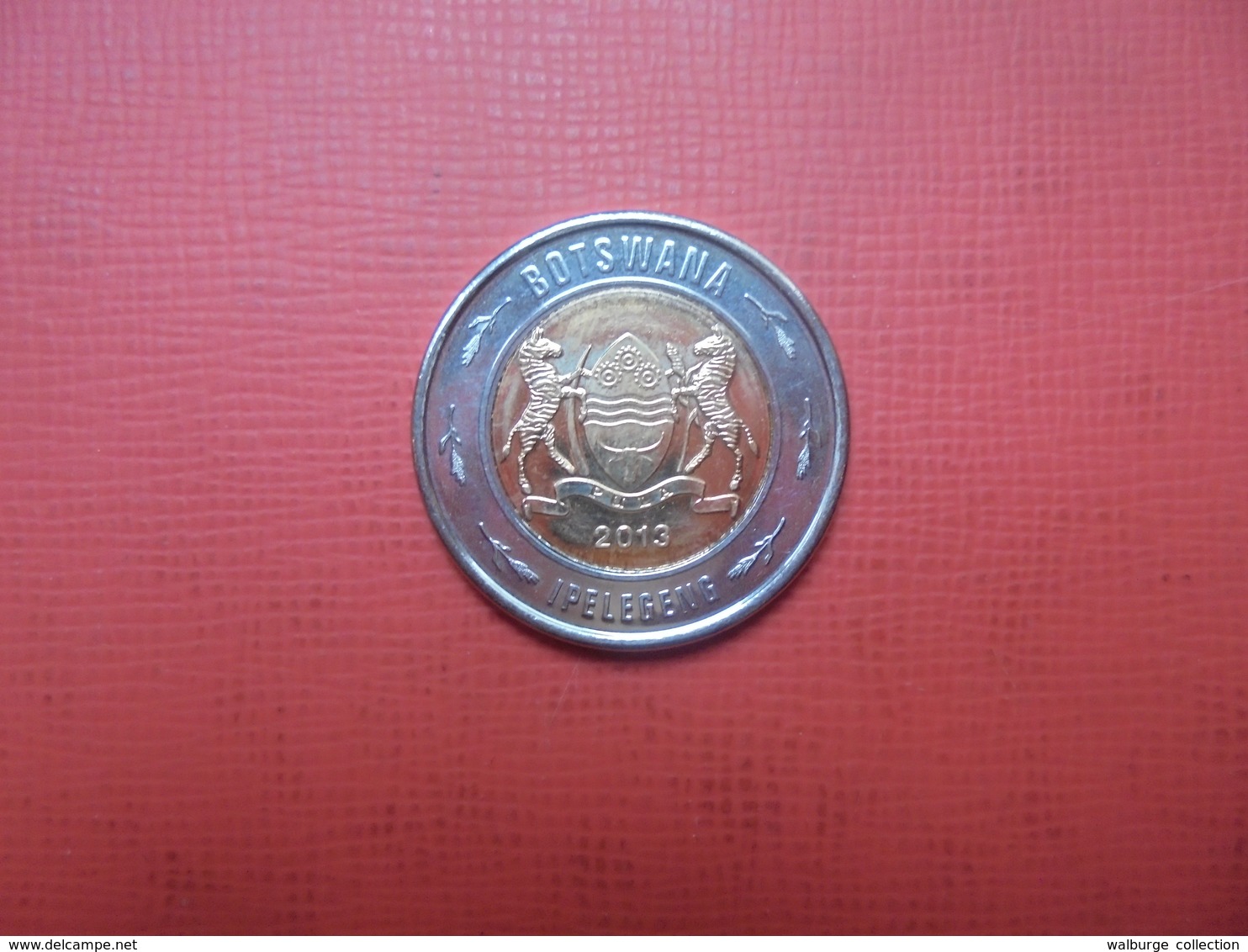 BOTSWANA 2 PULA 2013 UNC BI-COLOR - Vrac - Monnaies