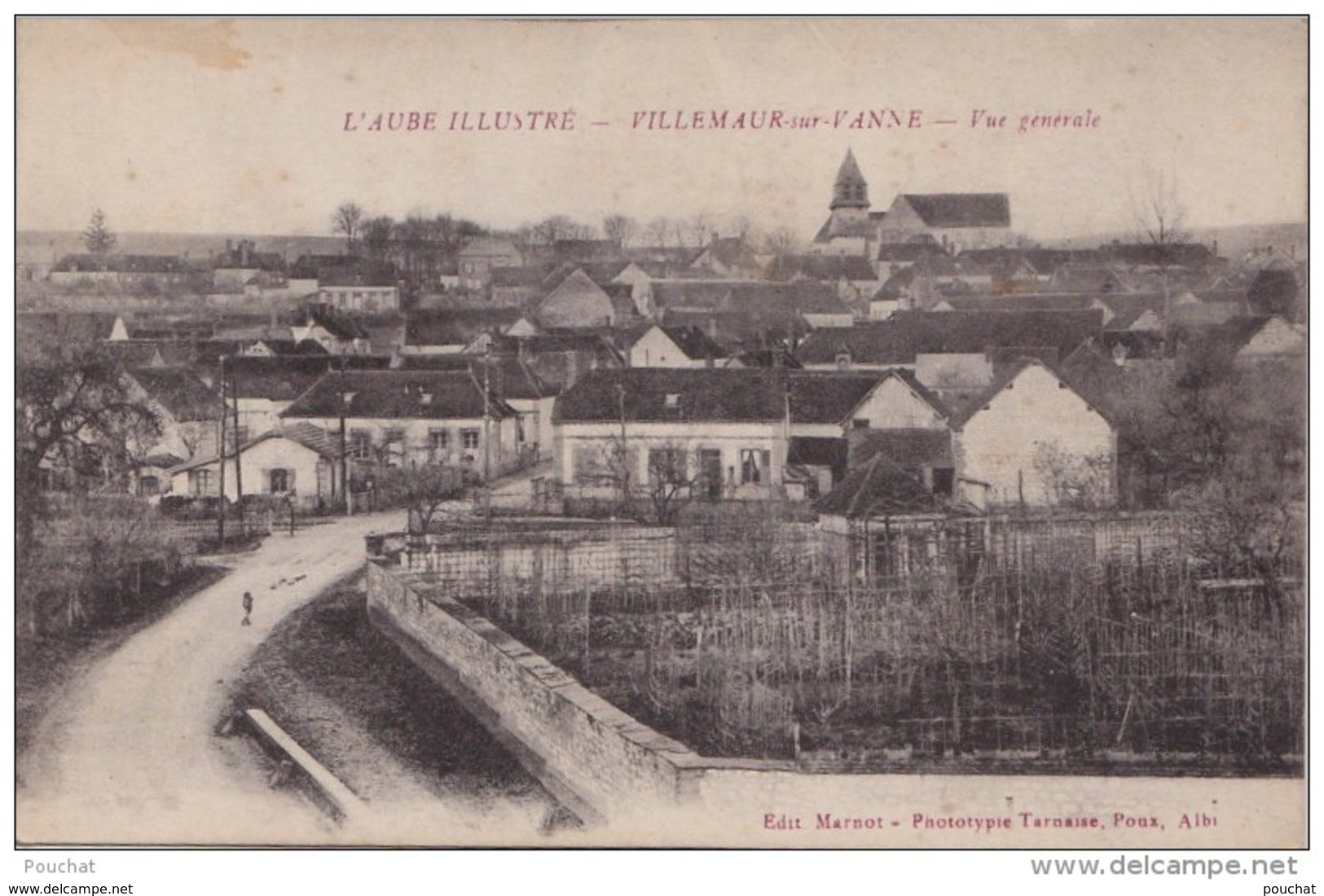 C6) 10) VILLEMAUR  SUR  VANNE  (AUBE)  VUE GENERALE   - 2 SCANS) - Autres & Non Classés