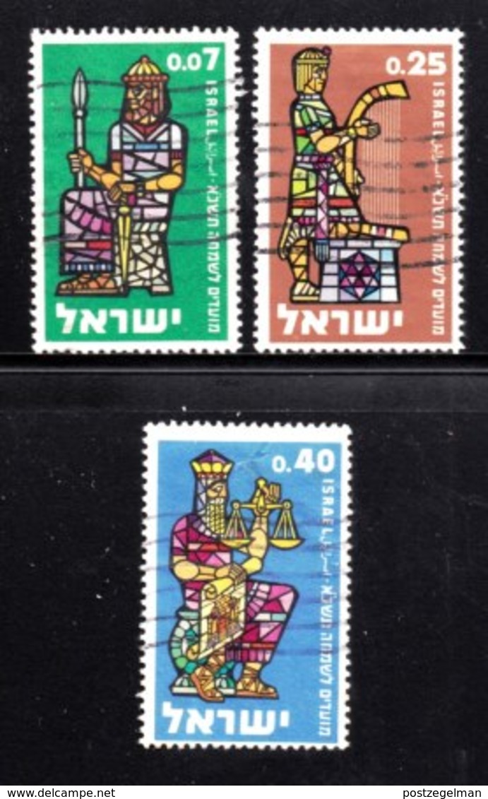 ISRAEL, 1960, Used Stamp(s ) Without Tab,Kings, SG Number 191-193, Scannumber 17339 - Used Stamps (without Tabs)