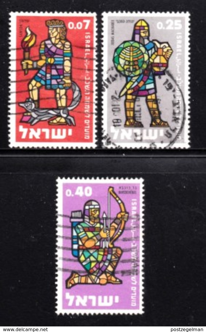 ISRAEL, 1961, Used Stamp(s ) Without Tab, New Year Heroes, SG Number 216-218, Scannumber 17345 - Used Stamps (without Tabs)