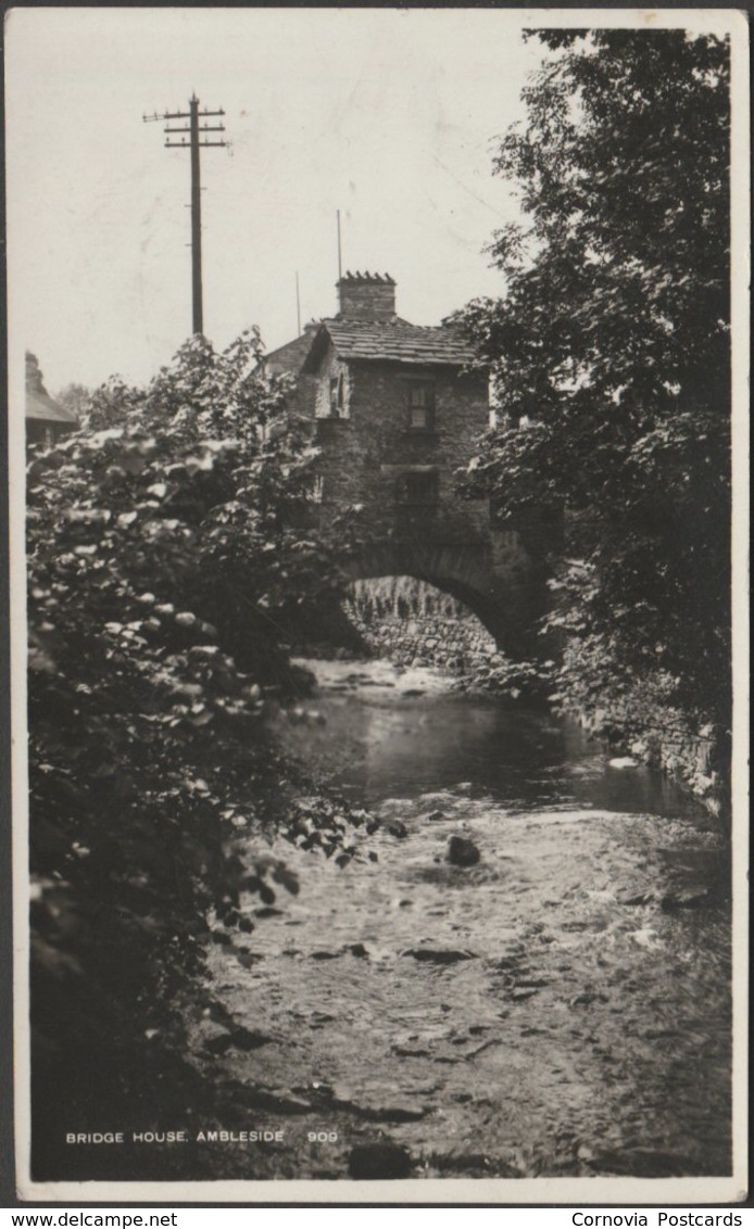 Bridge House, Ambleside, Westmorland, C.1940 - Pettitt RP Postcard - Ambleside