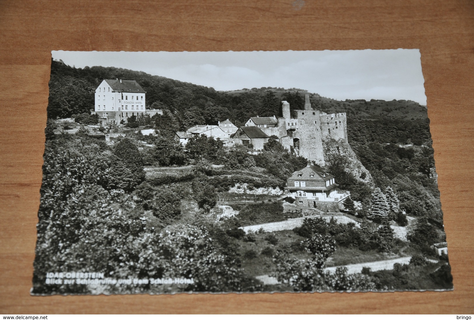 7566-  IDAR OBERSTEIN, SCHLOSSRUINE UND SCHLOSS-HOTEL - Idar Oberstein