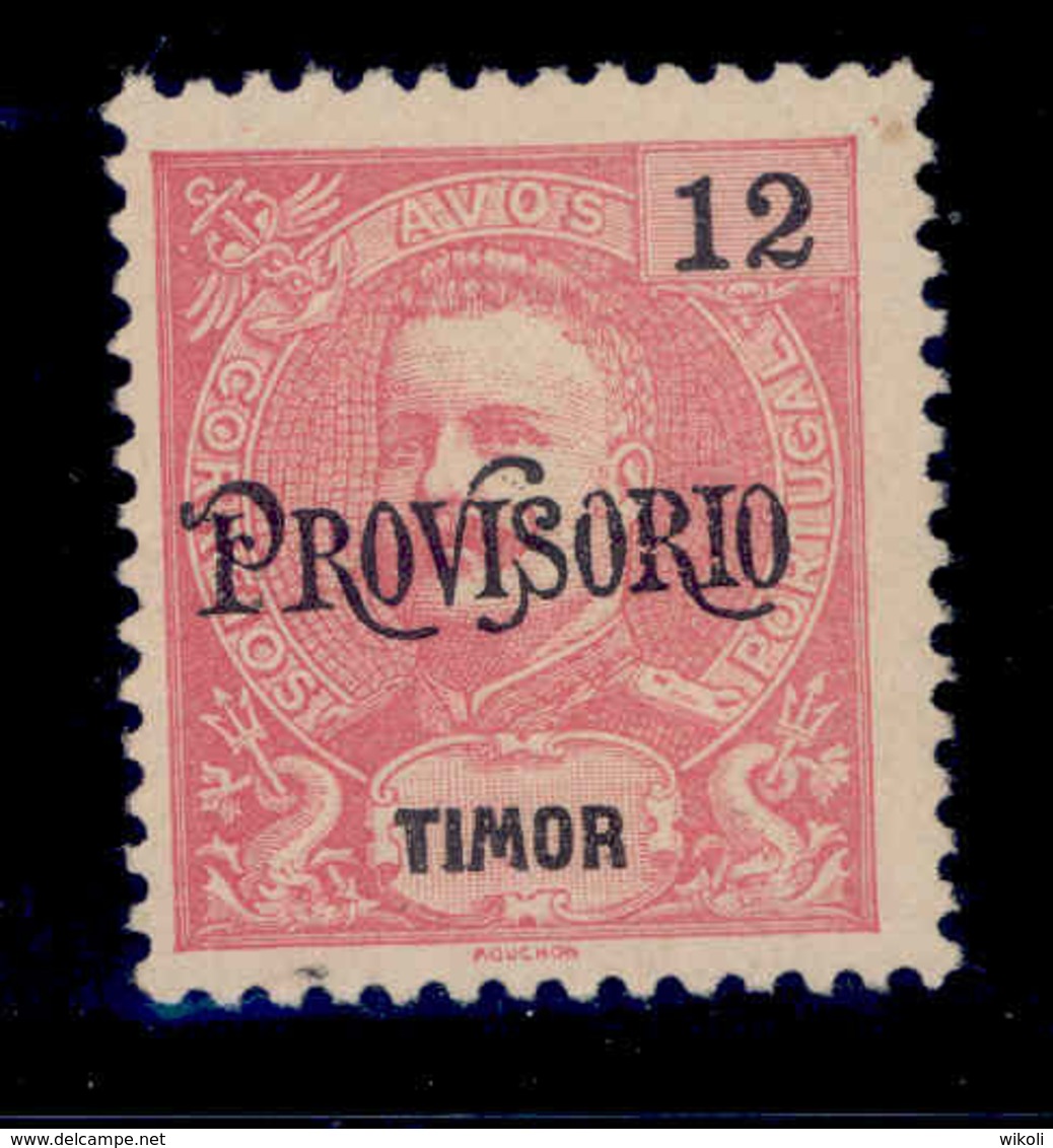 ! ! Timor - 1902 D. Carlos "Provisorio" 12 A - Af. 98 - NGAI - Timor