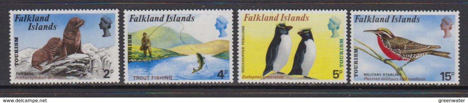 Falkland Islands 1974 Tourism 4v ** Mnh (41748) - Falklandeilanden
