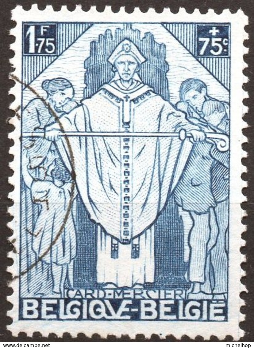 N° 346 - Cardinal Mercier - Oblitéré - Used -Gestempeld - Used Stamps