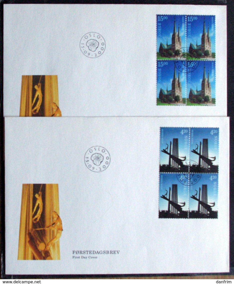 Norway 2000    MiNr.1359-60   FDC (lot 6641 ) - FDC