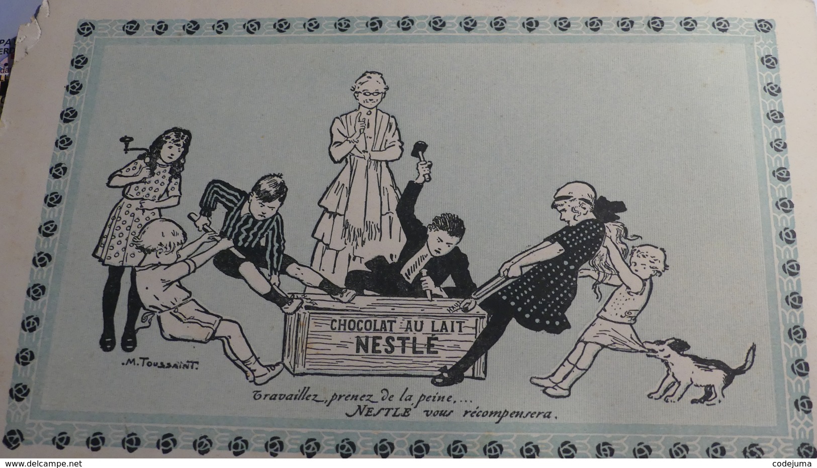 LES FABLES De NESTLE, 25pp, Quelques Jolies Illustrations Par Toussaint, Coins Dr. Sup. Grignoté - Autres & Non Classés