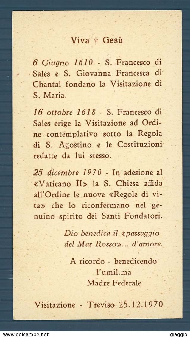 °°° Santino N. 394 - S. Francesco Di Sales - Treviso