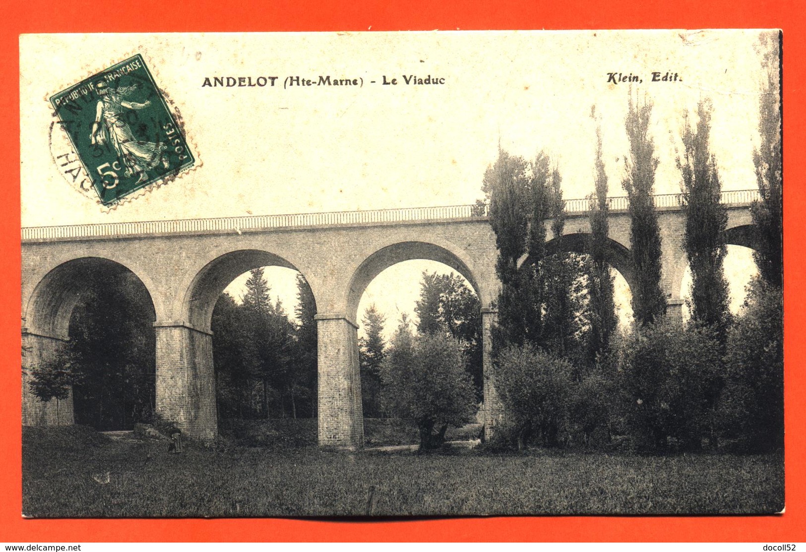 CPA 52 Andelot " Le Viaduc " - Andelot Blancheville