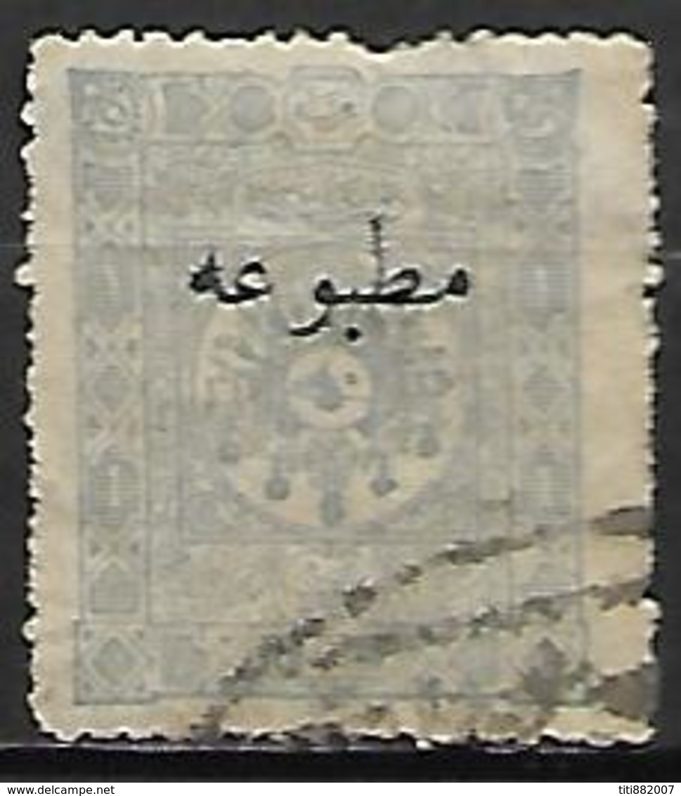 TURQUIE    -   Pour Imprimés   -   1894.   Y&T N° 14 Oblitéré - Used Stamps