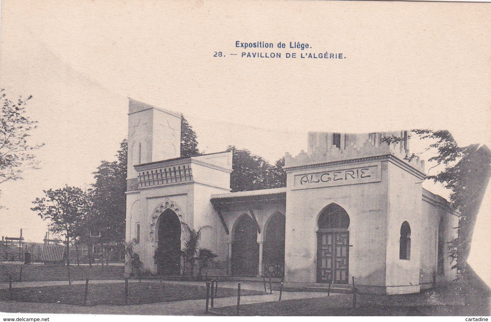 Curiosité - Exposition De Liège (1905) - 28 - Pavillon De L'Algérie ==> Impression Ratée - Expositions