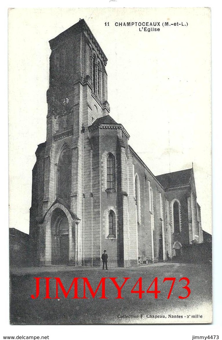 CPA- L' Eglise De CHAMPTOCEAUX 49 Maine Et Loire - Coll. F. Chapeau Nantes N° 11 - Champtoceaux