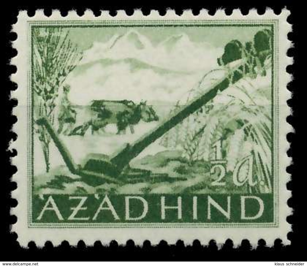 BES. 2WK NAT INDIEN Nr VIII-A Postfrisch X88A2F2 - Bezetting 1938-45