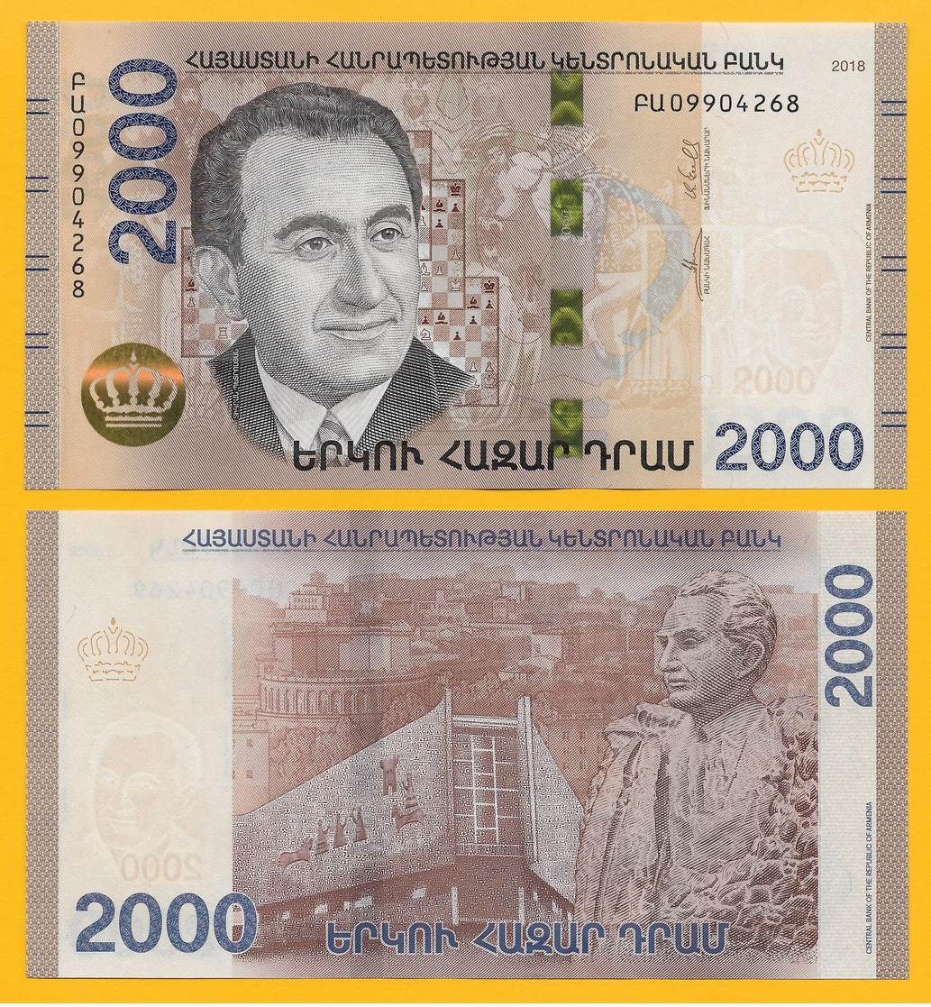 Armenia 2000 Dram P-new 2018 UNC - Arménie