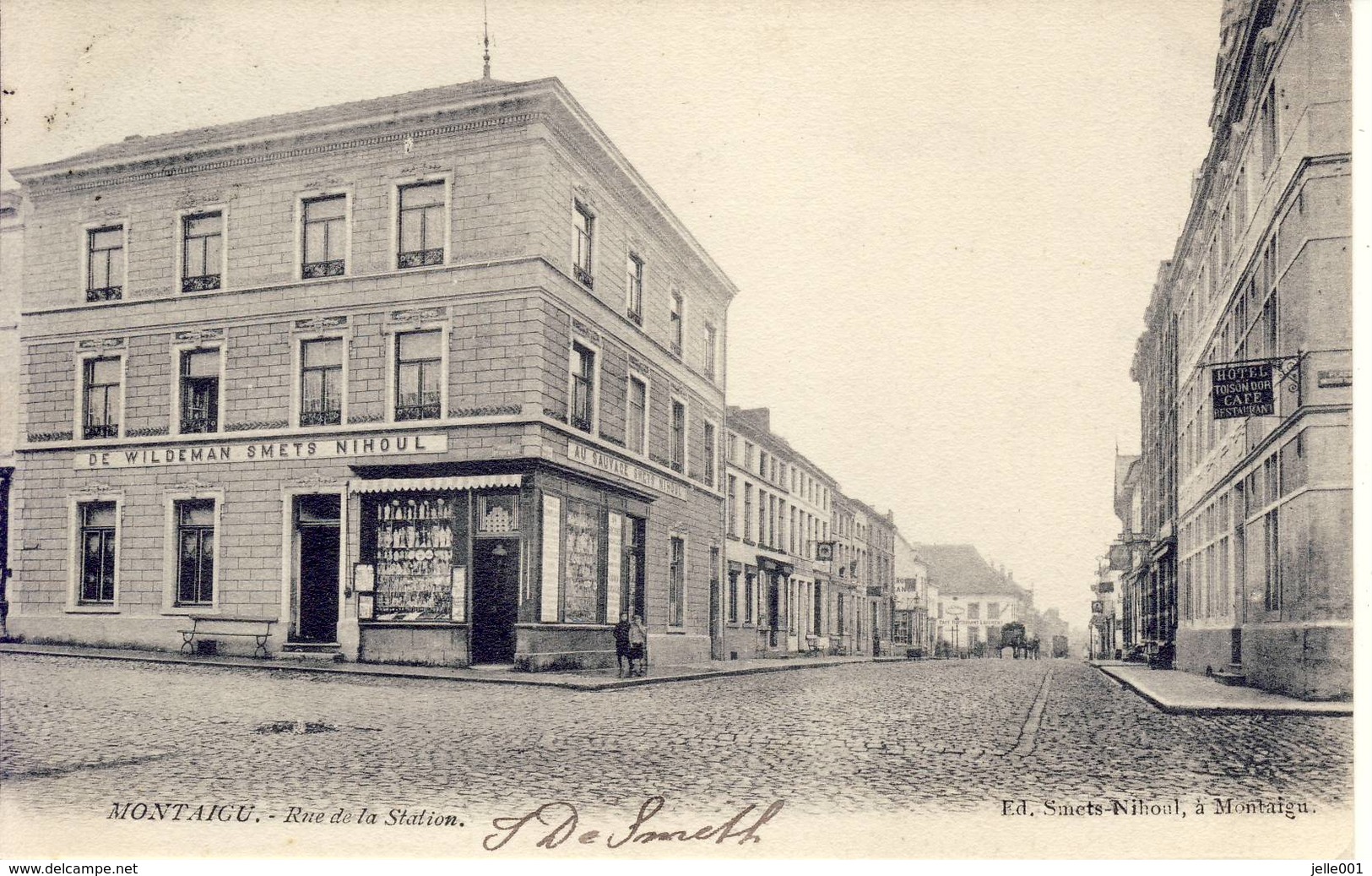 Montaigu Scherpenheuvel Rue De La Station 1904 - Scherpenheuvel-Zichem